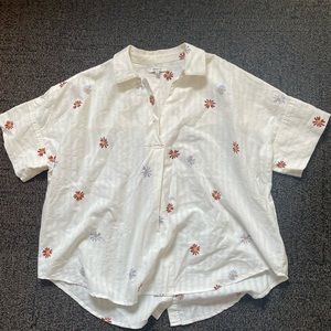 Light and flowy Madewell shirt